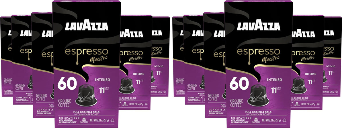 Nespresso Lavazza Espresso Maestro Intenso Aluminum Capsules