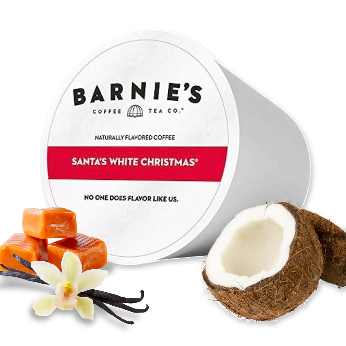 BARNIE'S COFFEE TEA CO. Barnie's Coffee Santa's White Christmas Single