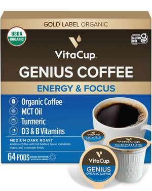 VitaCup Organic Genius Keto Coffee Pods