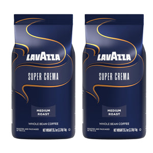 Lavazza Super Crema Whole Bean Coffee Blend