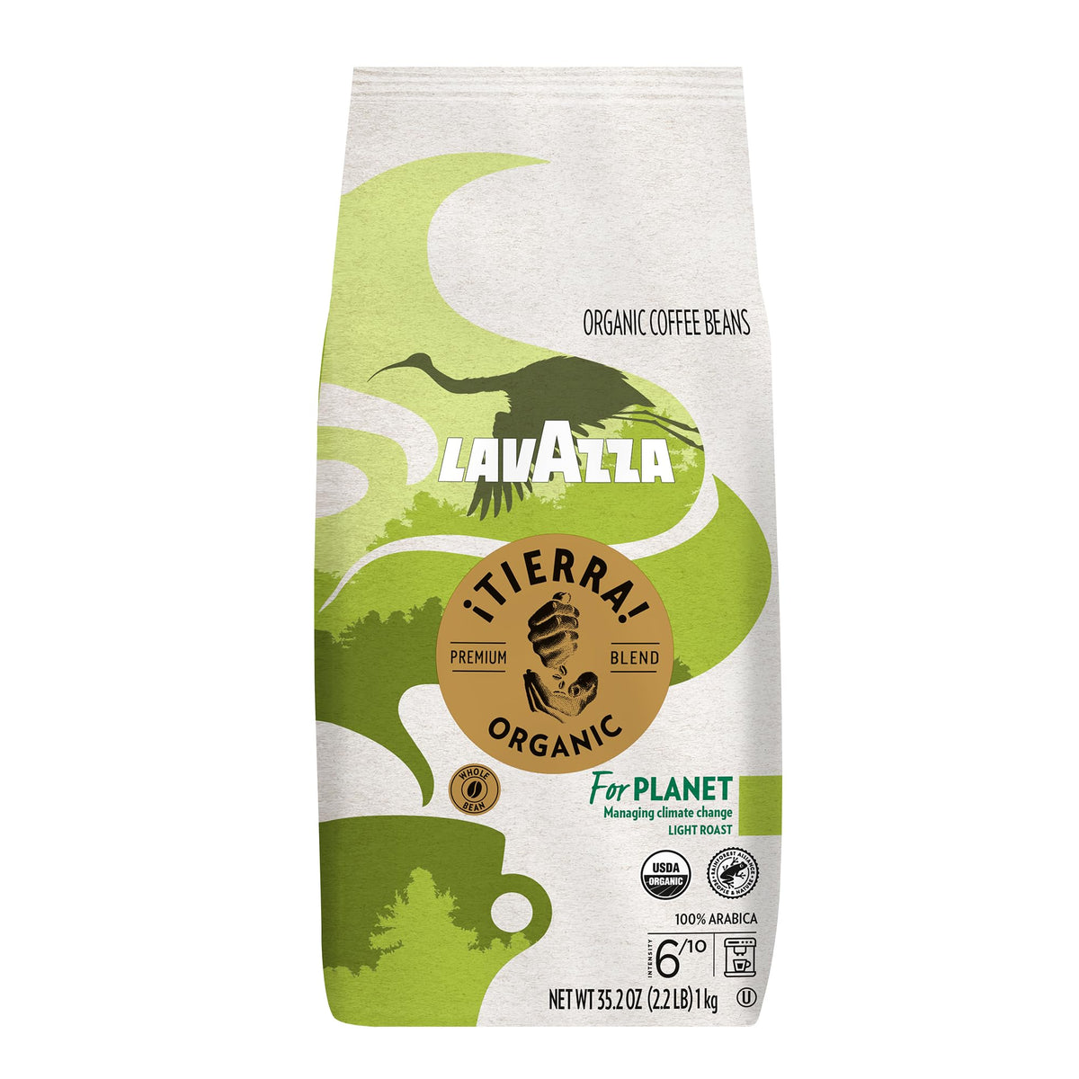 Lavazza ¡Tierra! Organic for Planet Whole Bean Coffee
