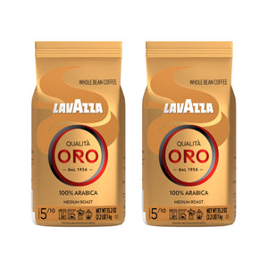 Lavazza Qualita Oro Italian Coffee Whole Beans 2lb Pack Of 2