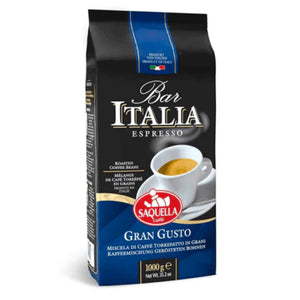 Saquella Kaffee Bar Italia Gran Gusto Espresso Coffee Beans 1kg