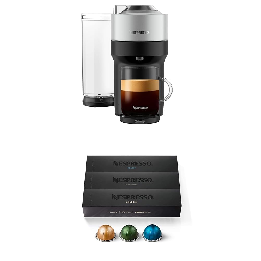 Nespresso Vertuo Pop+ Deluxe Coffee and Espresso Machine by De'Longhi