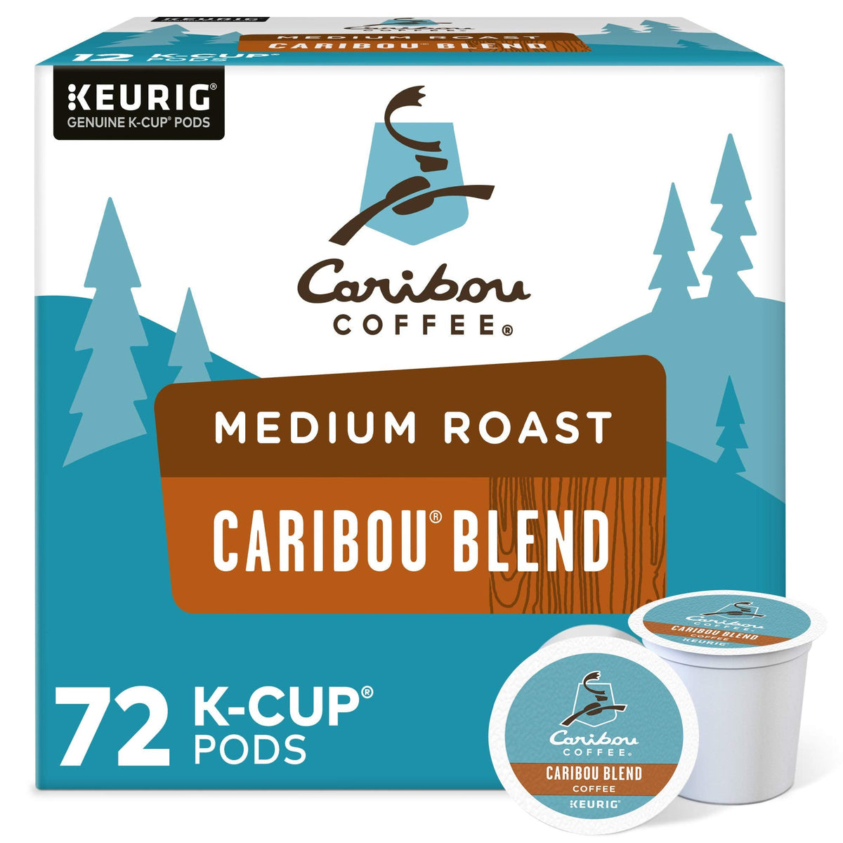Caribou Coffee Caribou Blend Keurig Single-Serve K-Cup Pod