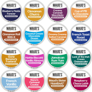 Maud's Super Flavored Coffee Pods Variety Pack 80 ct