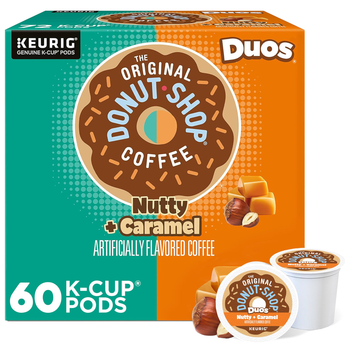The Original Donut Shop Duos Nutty + Caramel Coffee