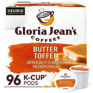 Gloria Jean's Coffees Butter Toffee 96 Count
