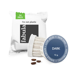 Fabula Coffee Pods Dark Roast - Low Acid - Single Origin - Mold Free -