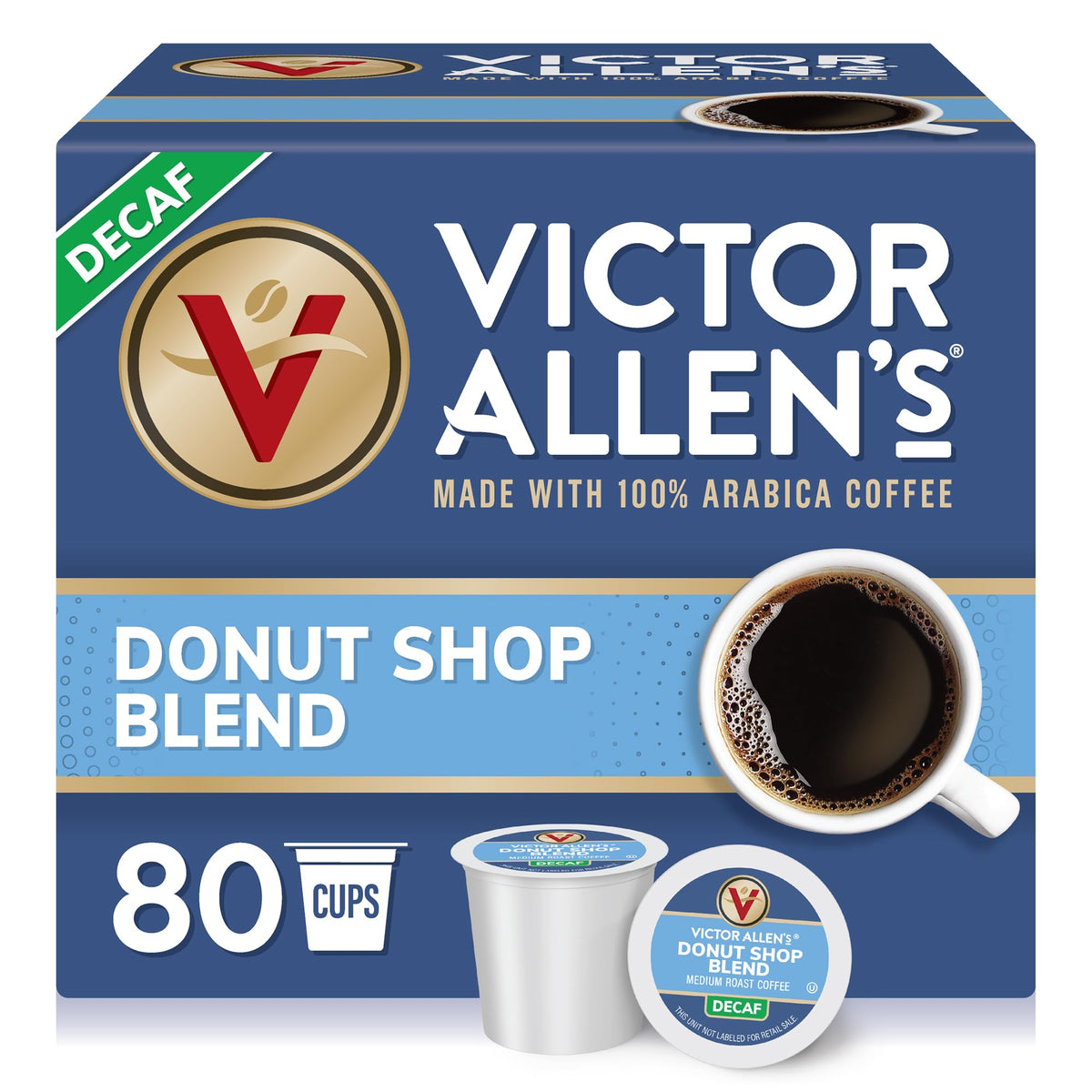 Victor Allen's Coffee Decaf Donut Shop Blend