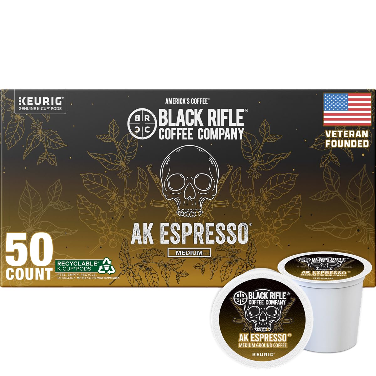 Black Rifle Coffee Company AK Espresso 50 Count