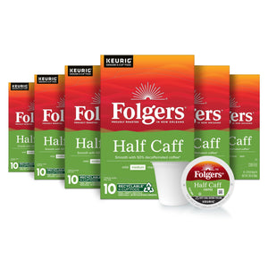 Folgers Half Caff Medium Roast Coffee 10 Count