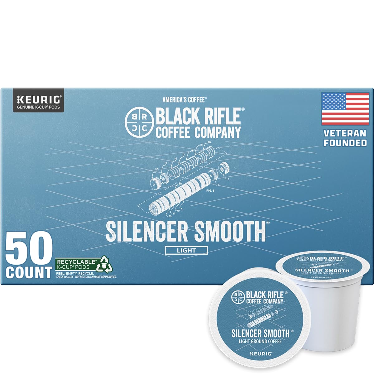 Black Rifle Coffee Company Silencer Smooth 32 Count